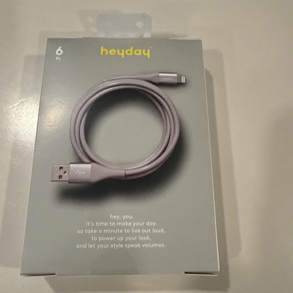 Heyday 6 Ft iPhone Charging Cable